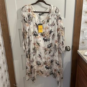 Silk Dress, Silk and Viscose. Size Small.